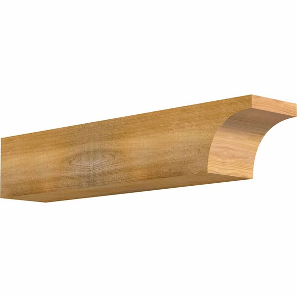 Ekena Millwork Huntington Rough Sawn Rafter Tail, Western Red Cedar, 6"W x 6"H x 32"L RFT06X06X32HUN00RWR - main